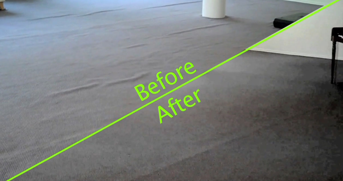 professional restretching before and after