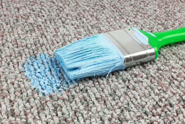 Paint on Carpet