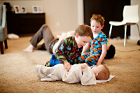 Why carpet should be stretched before cleaning